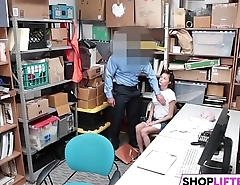 Cutie Carolina Takes Officers Penis For Theft